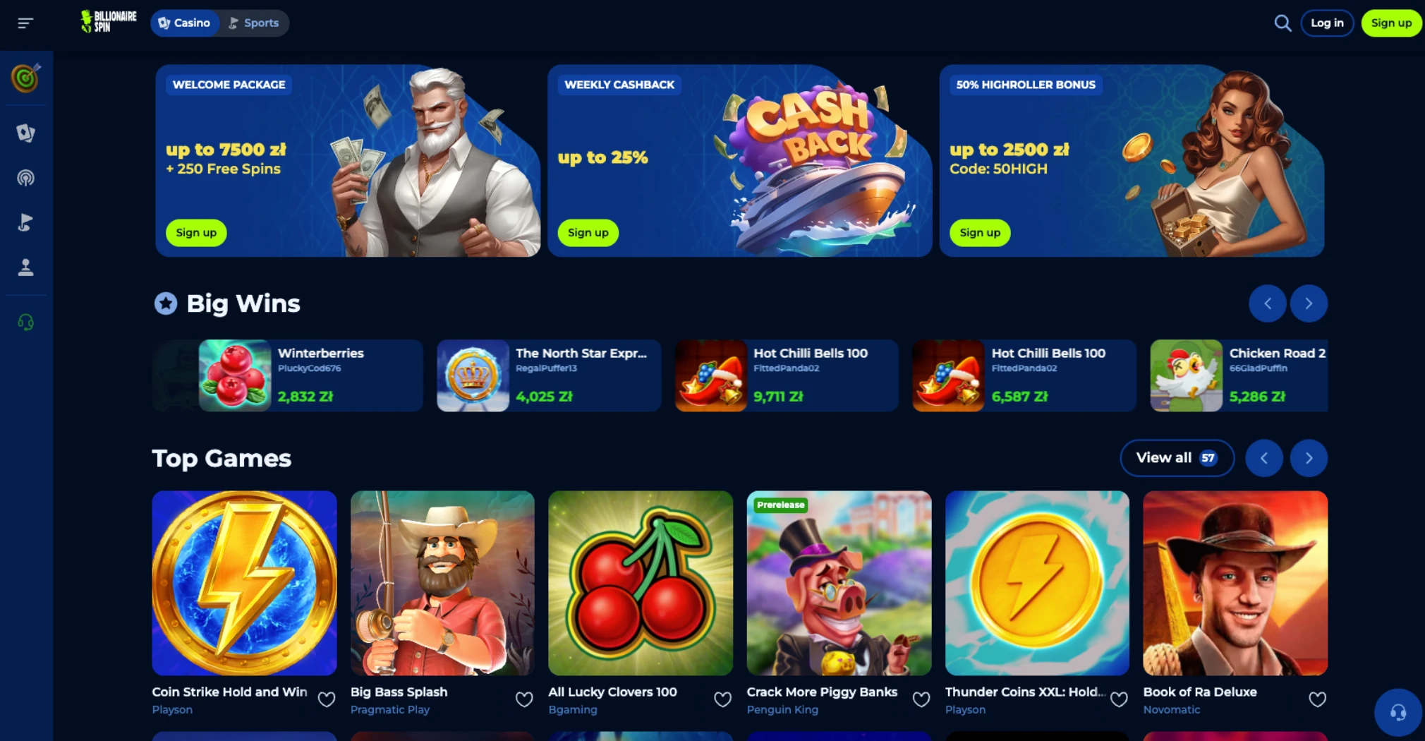 Billionaire Spin Casino