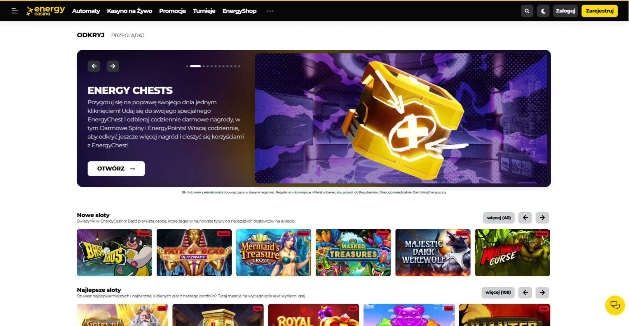 Energy kasyno Polska
